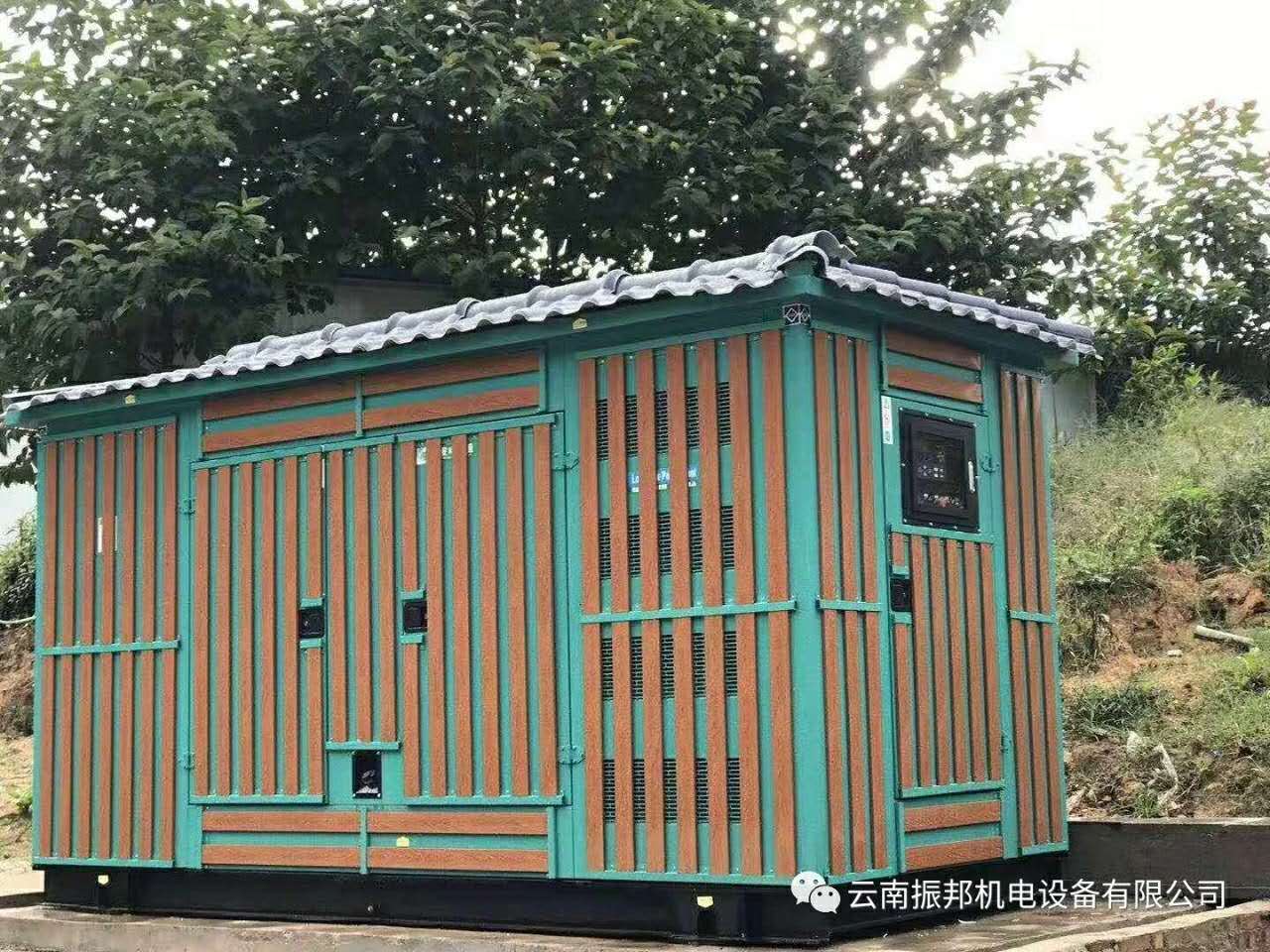 室外景觀靜音箱柴油發(fā)電機組